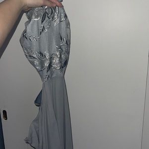 lucy in the sky dress for any occasion!! silver with back out !